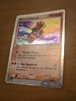 Pokemon Hitmonchan EX Ruby and Sapphire Holo Ultra Rare Card 98/109 - Image 4