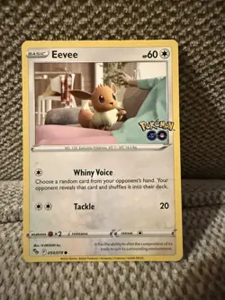 Eevee 054/078 Common Pokemon Go Pokemon Card - Image 1