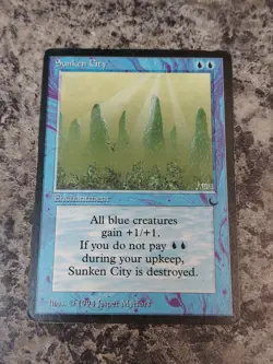 Sunken City - Magic the Gathering MTG The Dark Single Card - Image 1