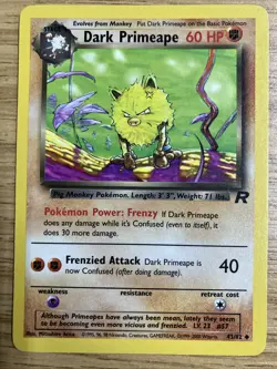 Dark Primeape Team Rocket 43/82 Pokemon Card - Near Mint - Image 1