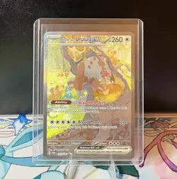 Pokemon TCG Bloodmoon Ursaluna EX Twilight Masquerade Card 216/167 SIR - Image 1