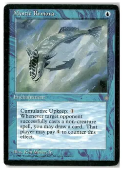 MTG Mystic Remora - Ice Age Heavily Played English - Image 1