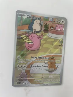 Pokemon TCG: Chansey 187/167 Illustration Rare Twilight Masquerade Mint - Image 2