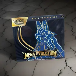 Pokemon TCG Mega Evolution ETB Elite Trainer Box Lucario - Image 1