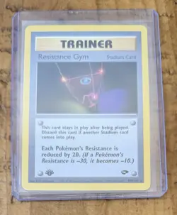 Pokemon TCG Trainer Resistance Gym #109/132 Non-Holo 1st Edition Vintage - Image 1