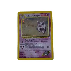 Pokemon TCG Sabrina's Gengar Gym Challenge Holo Rare 14/132 80 HP English Card - Image 1