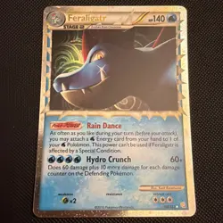 Pokemon Feraligatr Prime 108/123 Heartgold & Soulsilver Holo Stage 2 140 - Image 1