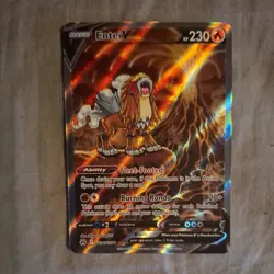 Entei V - GG36/GG70 - Pokemon Crown Zenith Galarian Gallery Ultra Rare NM - Image 1