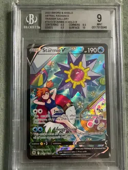 2022 Pokemon Astral Radiance Starmie V TG13 BGS 9 - Image 1