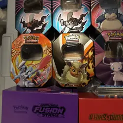 Pokemon TCG Miscellaneous Empty Tins And ETBs Some Vintage! - Image 3