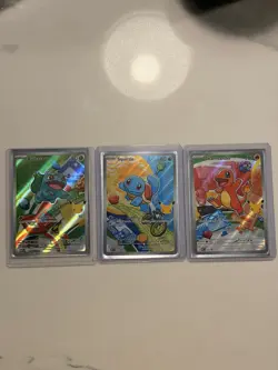 Pokemon First Partner Bulbasaur Squirtle And Charmander Promos - Image 1