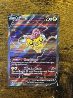 Pokemon TCG - Raikou V - GG41/GG70 - Crown Zenith - Galarian Gallery - NM - Image 1