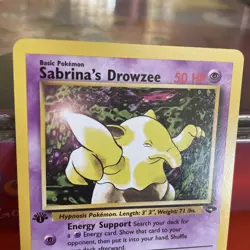 Pokemon TCG Sabrina's Drowzee 95/132 1st Edition Gym Challenge Common WOTC - Image 4