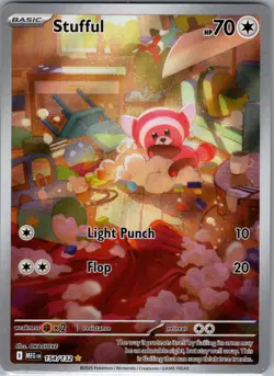 Stufful 154/132 Mega Evolution Illustration Rare Full Art - Pokemon ME01 MEG - Image 1