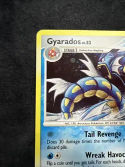 RARE Gyarados Lv.52 19/100 HOLO RARE Diamond & Pearl Stormfront Pokemon - LP - Image 2