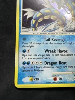 RARE Gyarados Lv.52 19/100 HOLO RARE Diamond & Pearl Stormfront Pokemon - LP - Image 5
