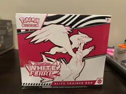 Pokemon TCG Scarlet & Violet White Flare ETB Elite Trainer Box Factory Sealed - Image 1