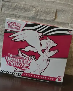 Pokemon Scarlet & Violet White Flare Elite Trainer Box RARE LIMITED FULL-ART! - Image 1