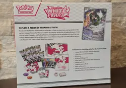 Pokemon Scarlet & Violet White Flare Elite Trainer Box RARE LIMITED FULL-ART! - Image 2