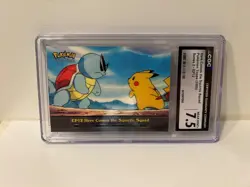 Here Comes The Squirtle Squad EP12 - Topps Pokemon (2000) - CGC 7.5 - Image 1