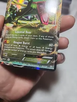 Pokemon Rayquaza EX Ultra Rare B&W Dragons Exalted 85/124 NM- - Image 5