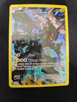 Pokemon Zekrom XY76 Black Star Promo Full Art Holo Rare - Image 1