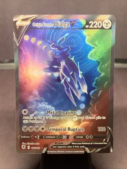 Pokemon TCG Origin Forme Dialga V Alternate Full Art Ultra Rare Holo 177/189 - Image 1