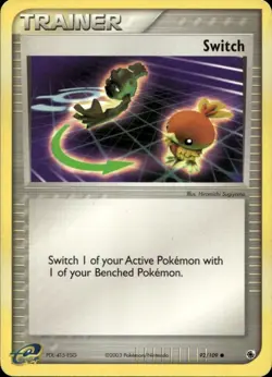 Switch 92/109 Common Ruby Sapphire Base Set Pokemon - Image 1
