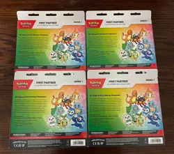 Pokemon TCG First Partner Illustration Collection Series 1- New Sealed Lot Of 4 - Image 2