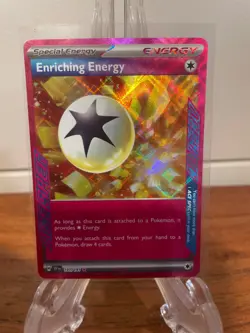 Enriching Energy 191/191 Pokemon TCG Surging Sparks Ace Spec Rare Near Mint NM - Image 1