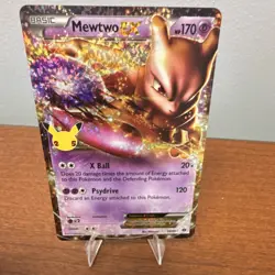 Mewtwo EX Pokemon Celebrations Collection 54/99 Holo Full Art - Image 1