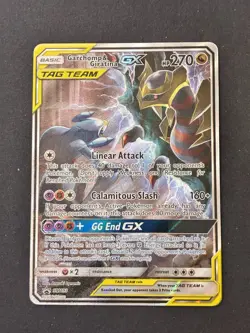 Pokemon Garchomp & Giratina GX Ultra Rare Holo 270 HP 225/173 Sm12a Japanese - Image 2