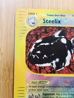 2003 Pokemon Steelix Skyridge Reverse Holo 31/144 TCG e-Reader Vintage LP-MP - Image 3