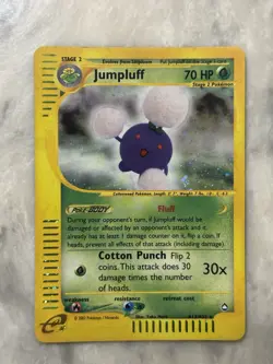 Jumpluff H13/H32 Aquapolis Holo Pokemon TCG - Moderately Played - Image 1