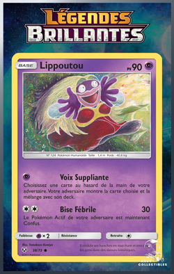 Carte Pokemon Lippoutou 38/73 SL3.5 Soleil Lune Legendes Brillantes FR - Image 1