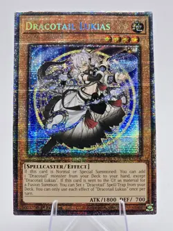 Dracotail Lukias JUSH-EN001 (Starlight Rare) 1st Ed - NM - Yu-Gi-Oh! - Image 1