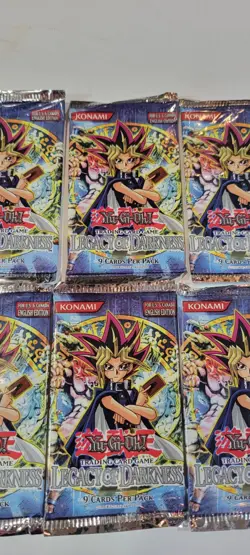 Konami Yu-Gi-Oh Legacy of Darkness Booster Pack English Unlimited Lot Of 10 53334301862 - Image 3
