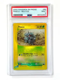 Pineco - 86/144 - Reverse Holo Skyridge PSA 9 Pokemon card (MINT) - Image 1