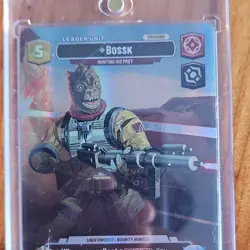 Bossk Hunting His Prey Foil Leader Unit Star Wars Unlimited Card 2024 FFG - Image 2