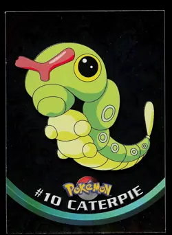 Pokemon Card - Topps Caterpie TV Animation Edition 10 Foil Blue Logo - Image 1