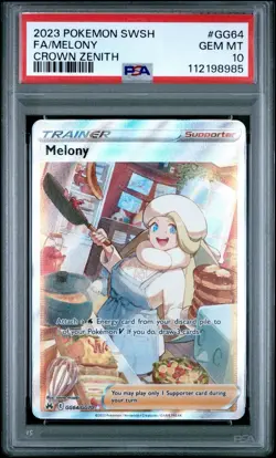 PSA 10 Melony GG64/GG70 Alt Art Crown Zenith Pokemon Card - Image 1