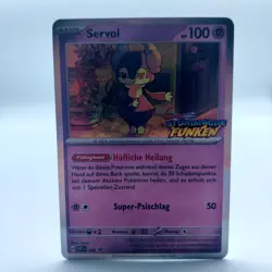Pokemon Karte Servol Deutsch HOLO SVP DE 154 Sturmische Funken Promo Near Mint - Image 1