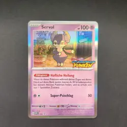 Pokemon Karte Servol Deutsch HOLO SVP DE 154 Sturmische Funken Promo Near Mint - Image 2