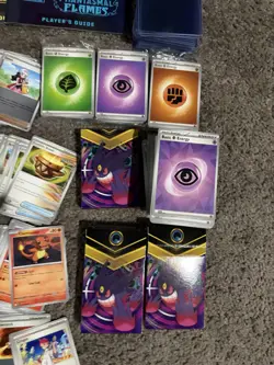 Pokemon Mega Evolution Phantasmal Flames Card Lot + Extras - Image 3