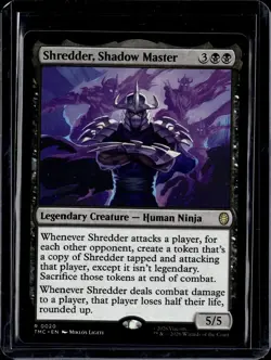 Shredder, Shadow Master - 20 - TMC - NM - MTG Magic the Gathering - Image 1