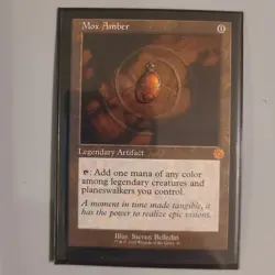 MTG Magic the Gathering Mox Amber Retro BRR! - Image 1