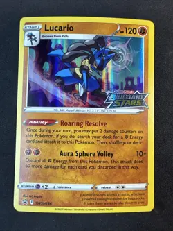Lucario SWSH186 SWSH: Sword & Shield Promo Cards Holo Pokemon - Image 1