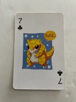 Sandshrew 7- Pokemon Playing Cards 25th Anniversary Japanese Pocket Monsters - Image 1