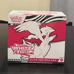 Pokemon Scarlet & Violet White Flare Elite Trainer Box Sealed - Image 1