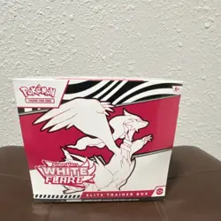 Pokemon Scarlet & Violet White Flare Elite Trainer Box Reshiram 2024 - Image 1